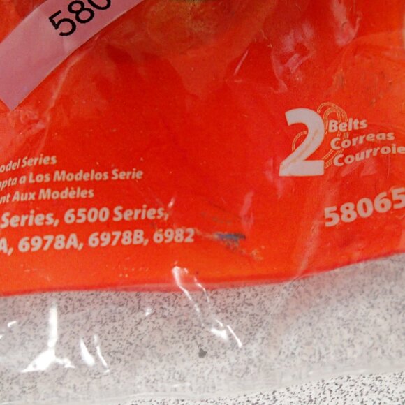 Eureka Vacuum Belts Pack of 2 58065D - Picture 3 of 4